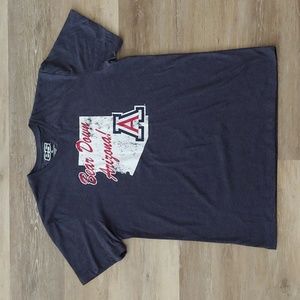 E5 Arizona Wildcats Bear Down Graphic T-Shirt Size XL
